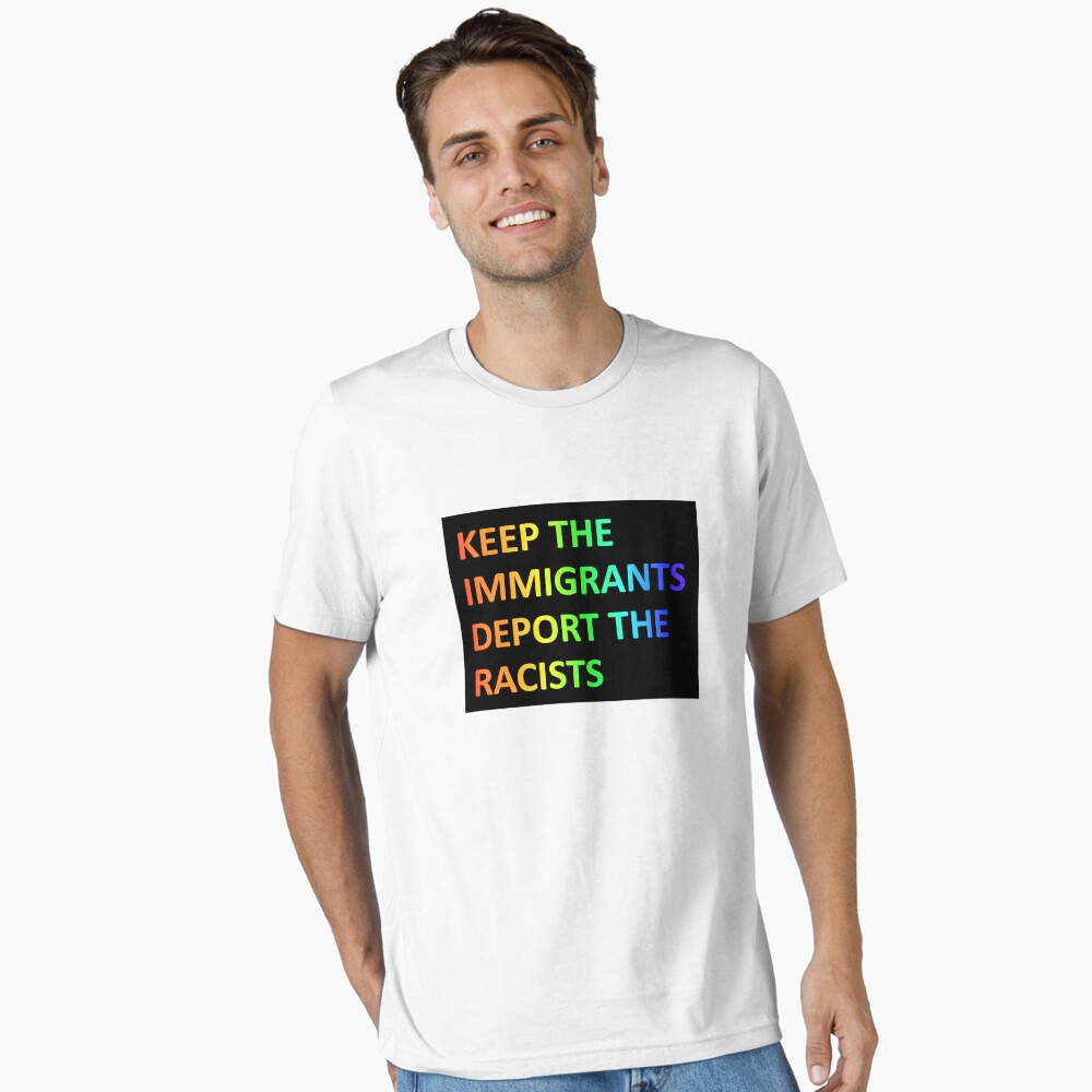 Vista previa del artículo con la obra «Camiseta esencial», diseñado y vendido por LeftAF.