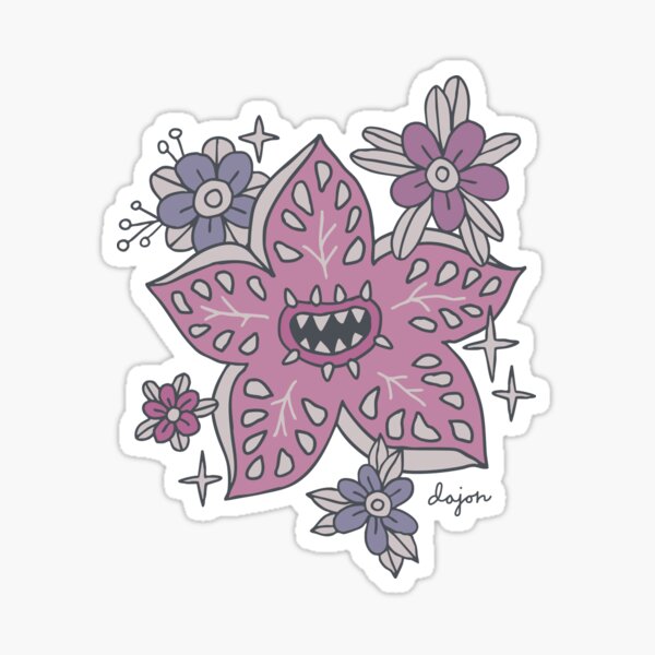 Artikel-Vorschau von Stranger Things Süßes Demogorgon-Blumenmuster, designt und verkauft von DajonAcevedo.