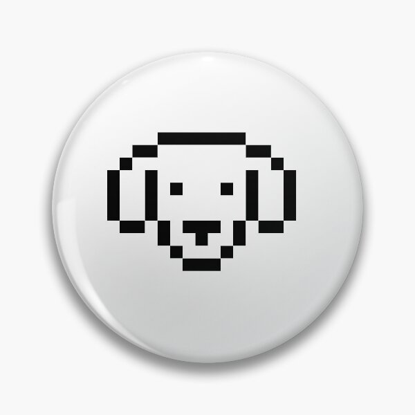 Artikelvorschau, Retro Pixel Hundegesicht Sprite entworfen und verkauft von Geckoco.