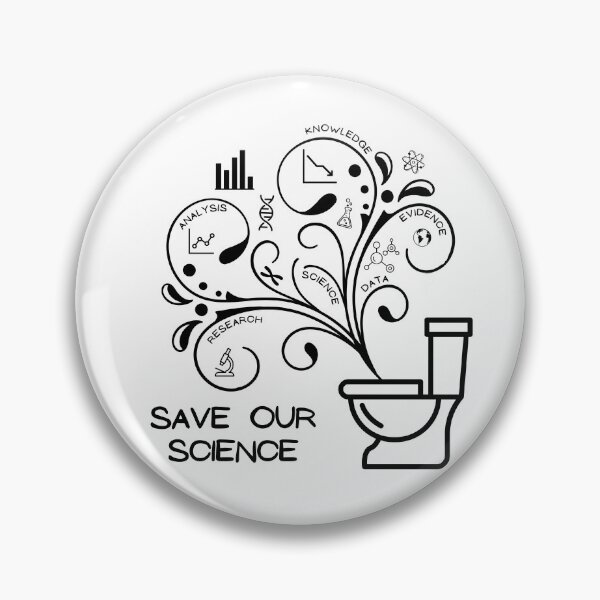 Item preview, Save our Science (stickers and prints) designed and sold by Mama.Does.Designs.