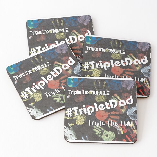 Item preview, #TripletDad designed and sold by LoveGraceValor.