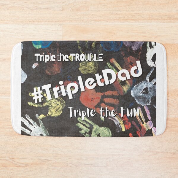 Item preview, #TripletDad designed and sold by LoveGraceValor.