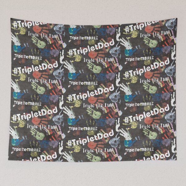 Item preview, #TripletDad designed and sold by LoveGraceValor.