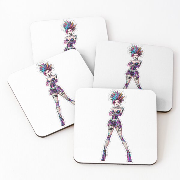 Item preview, punk girl designed and sold by rajdigitalarts.