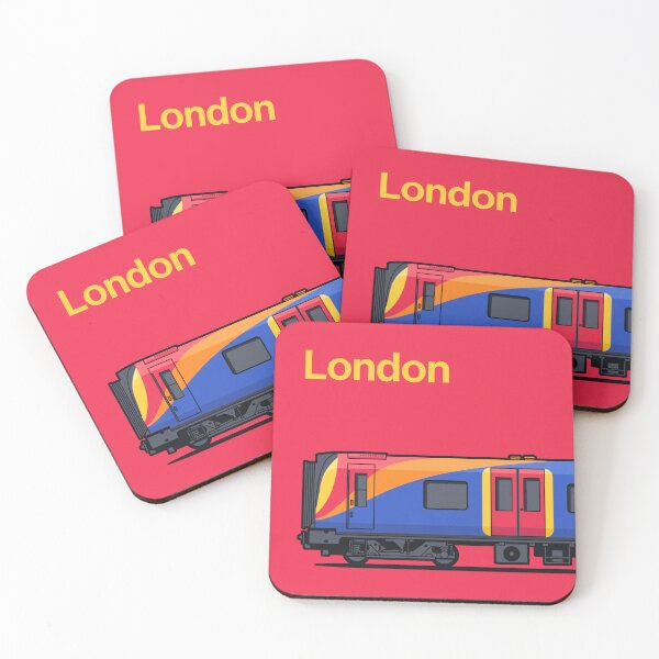 Item preview, London Class 450 Red World Train Side England UK designed and sold by VoodooCircus.