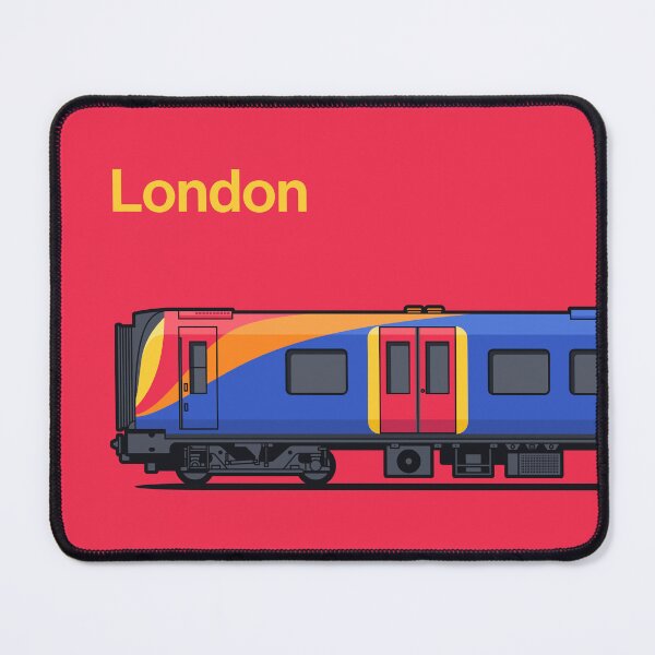 Item preview, London Class 450 Red World Train Side England UK designed and sold by VoodooCircus.