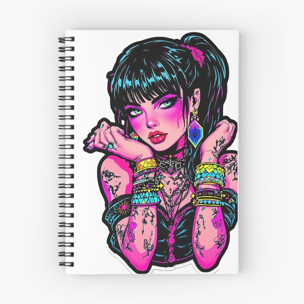 Item preview, punk girl designed and sold by rajdigitalarts.