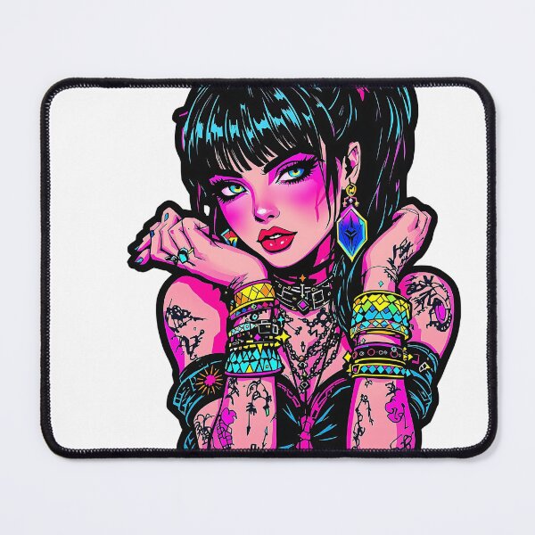 Item preview, punk girl designed and sold by rajdigitalarts.