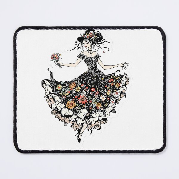 Item preview, floral girl designed and sold by rajdigitalarts.
