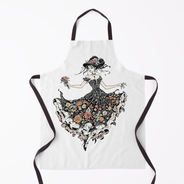 Item preview, floral girl designed and sold by rajdigitalarts.