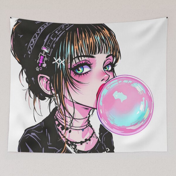 Item preview, punk girl designed and sold by rajdigitalarts.