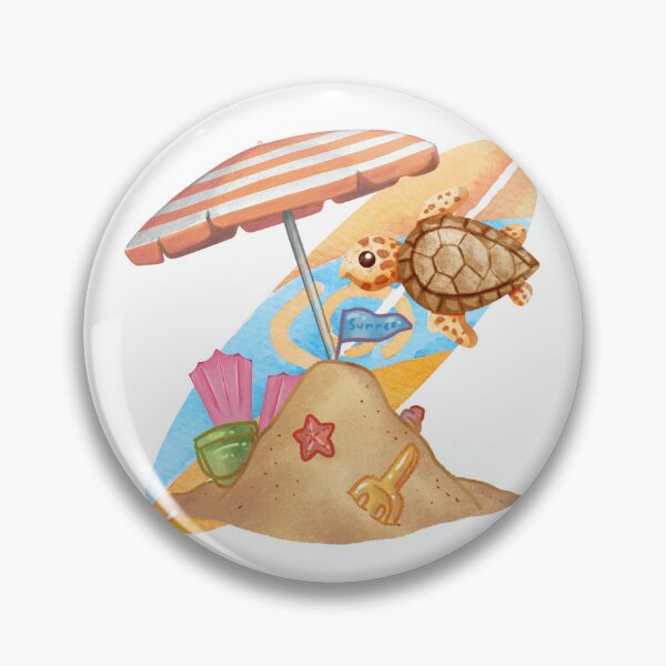 Item preview, Summer Sand Sea Turtle  designed and sold by monpetitbijou.