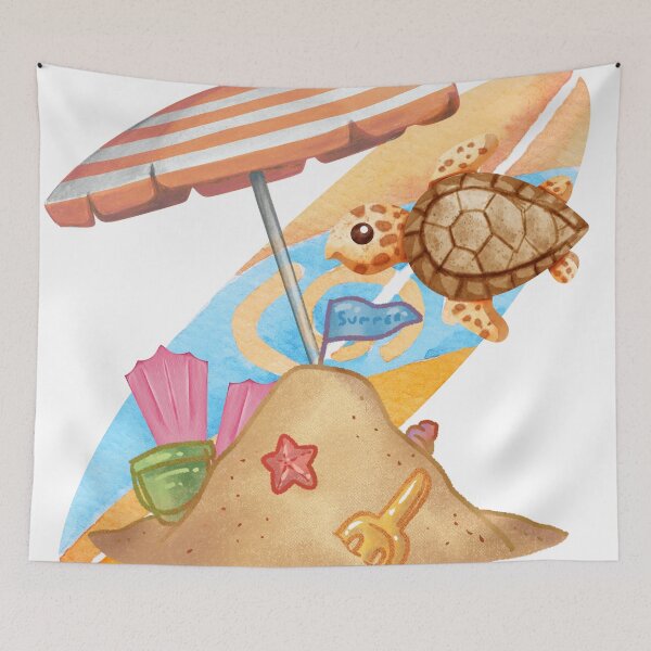 Item preview, Summer Sand Sea Turtle  designed and sold by monpetitbijou.