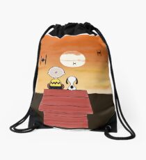 Peanuts meet Star Wars Drawstring Bag