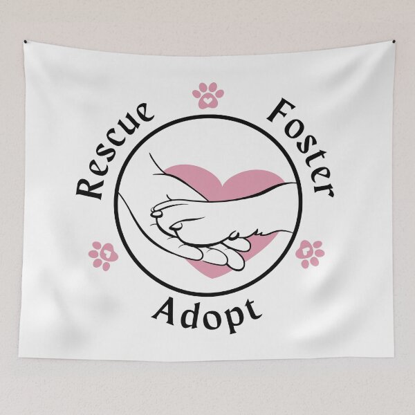 Item preview, Rescue Foster Adopt Don't Shop designed and sold by Mop Dog Designs.
