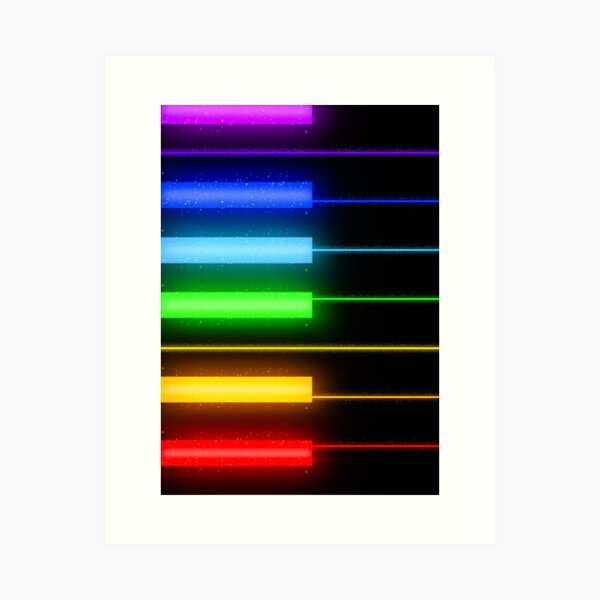 Item preview, Glowy Piano ROYGBIV designed and sold by Christian Brandtner.