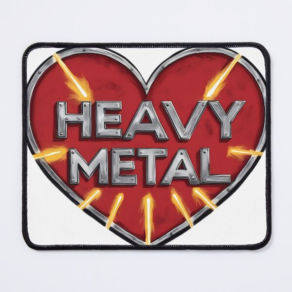 Item preview, ILove Heavy Metal Heart Heart designed and sold by altohero.