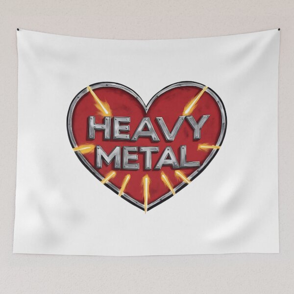 Item preview, ILove Heavy Metal Heart Heart designed and sold by altohero.