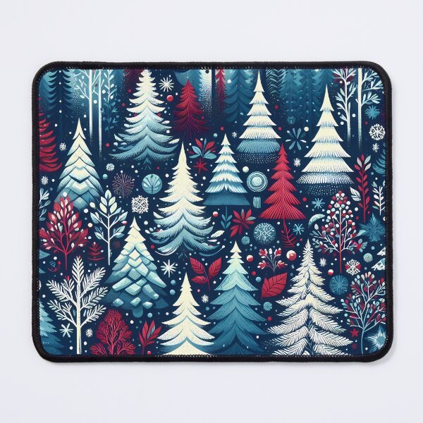 Item preview, Winter Trees And Snow Pattern designed and sold by Funny Vintage Stickers And T-Shirts.