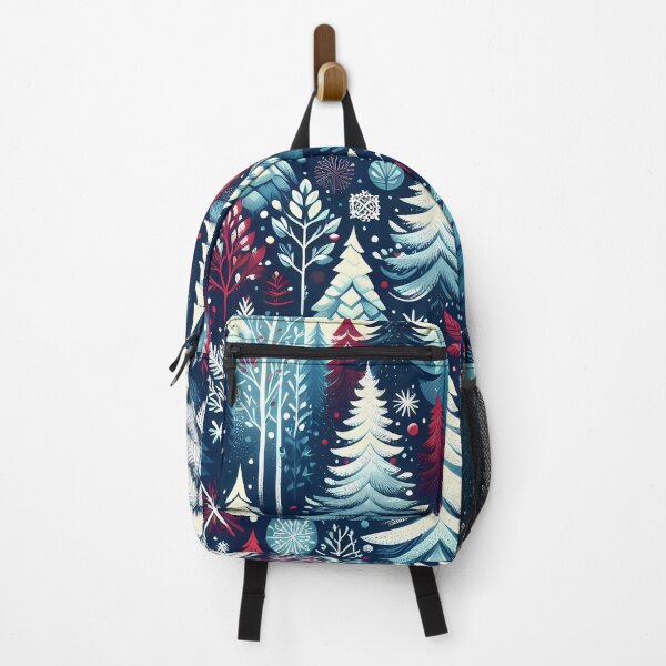 Item preview, Winter Trees And Snow Pattern designed and sold by Funny Vintage Stickers And T-Shirts.