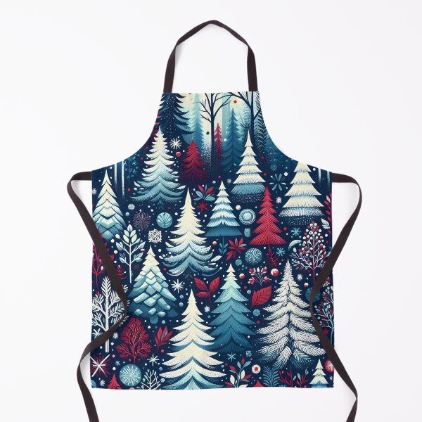 Item preview, Winter Trees And Snow Pattern designed and sold by Funny Vintage Stickers And T-Shirts.