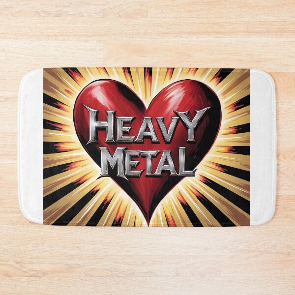 Item preview, ILove Heavy Metal Heart Scratched Heart designed and sold by altohero.