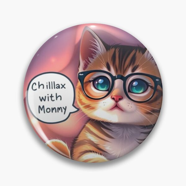 Item preview, Cute Cat Kitten chillaxing designed and sold by jotottenham.