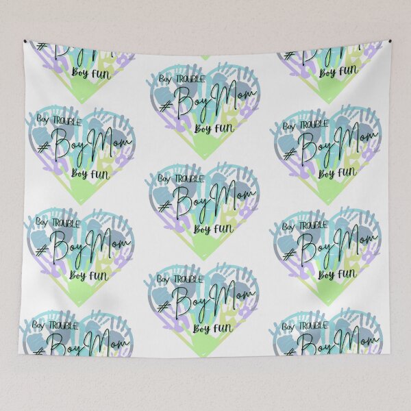 Item preview, #BoyMom Trouble&Fun designed and sold by LoveGraceValor.