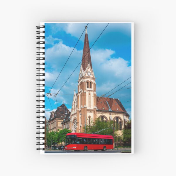 Aperçu de l'œuvre Trolleybus Solaris sur le fond de l'église. créée et vendue par ChernivtsiSkoda.