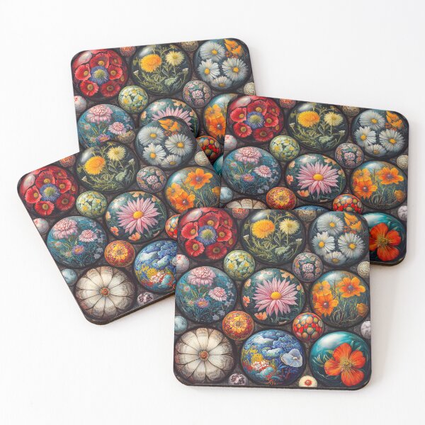 Item preview, Marbles with Flowers designed and sold by JPugliese.