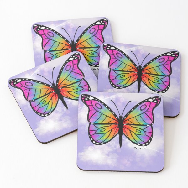 Item preview, Rainbow butterfly  designed and sold by Josephine Ethereal.