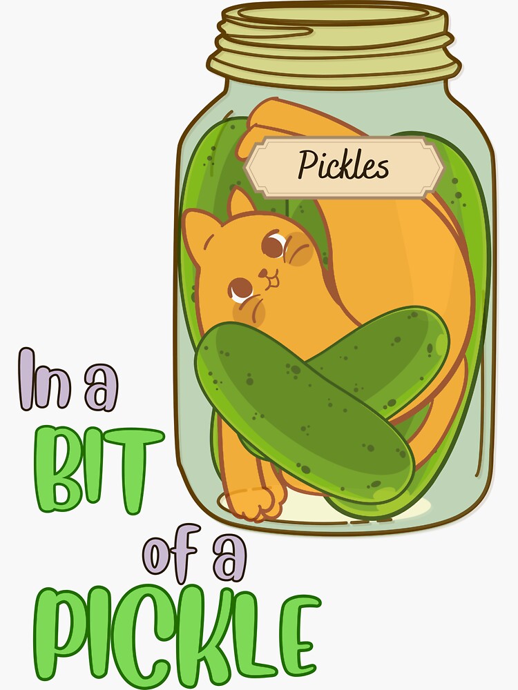 Thumbnail 3 von 3, Sticker, In einer Zwickmühle designt und verkauft von bellepickering.