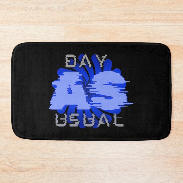 Item preview, DAY AS USUAL Glitched Blue Reality In Motion designed and sold by SplashTastic.