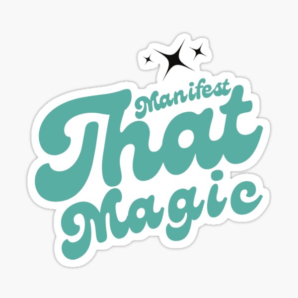 Item preview, Manifest That Magic  designed and sold by WallMuse.