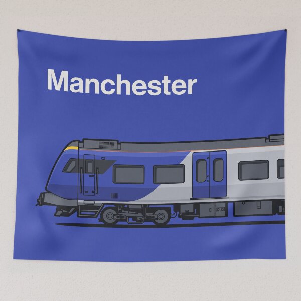 Item preview, Manchester Class 195 World Train Side England UK designed and sold by VoodooCircus.