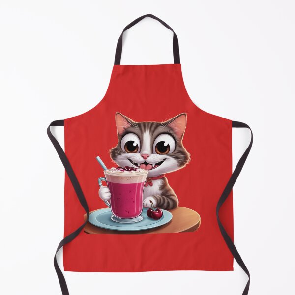 Item preview, Cherry Chai Latte Cat designed and sold by sydney-syder.
