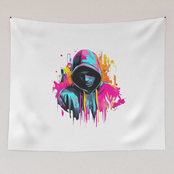 Item preview, Urban Hip-Hop Graffiti T-Shirt Design designed and sold by Ragil-Studio.