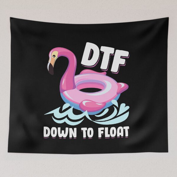 Item preview, Funny DTF River Tubing Down To Float Summer Float Trip designed and sold by Dressed For  Duty.