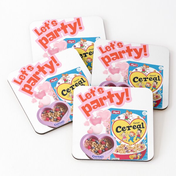 Item preview, Let's Party – Fun Cereal Celebration designed and sold by BecomeAHight.