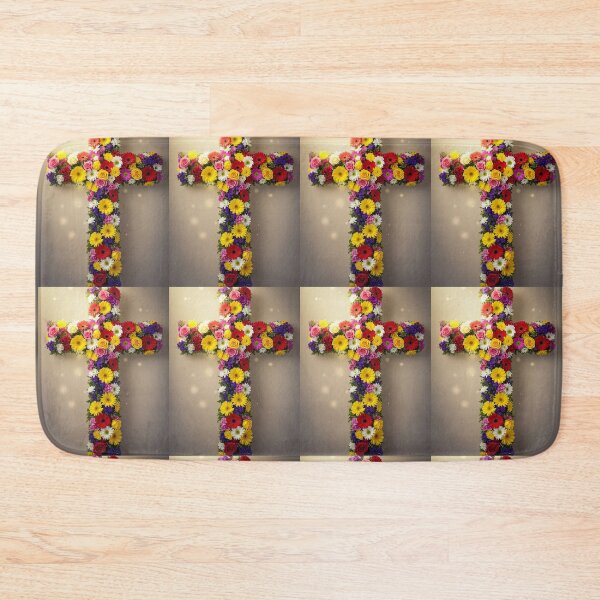 Item preview, Colorful Floral Cross Merch Collection - Embodying Faith and Hope designed and sold by SmartyWonders.
