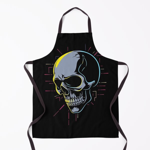 Item preview, Neon Cyber Skull designed and sold by PixelArc.