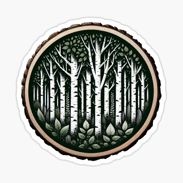 Item preview, I like birches designed and sold by CatherineLievre.