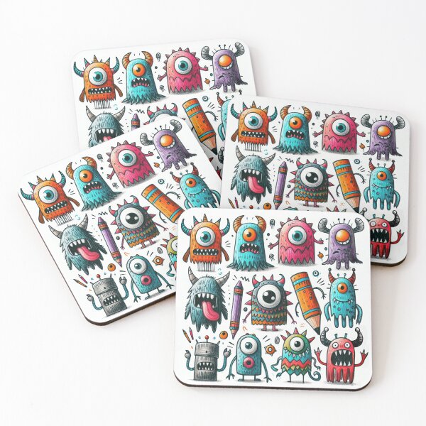 Item preview, monsters kids drawing  designed and sold by digilabs.