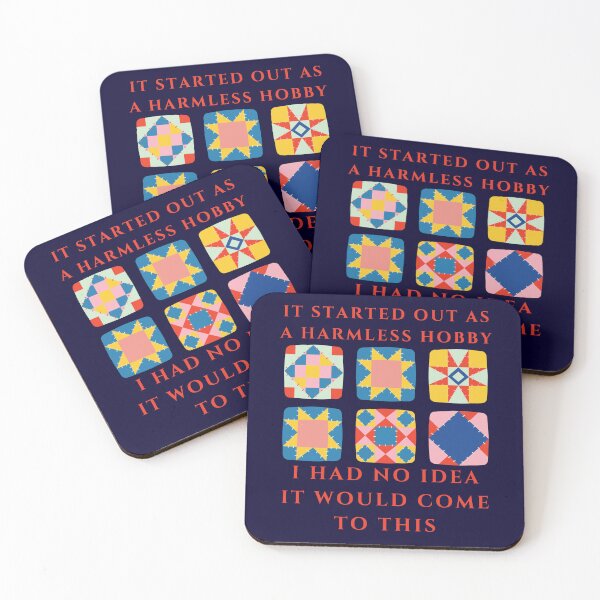 Item preview, It Started Out As A Harmless Hobby Quilting - Funny Quilter designed and sold by Wiss2Arts.