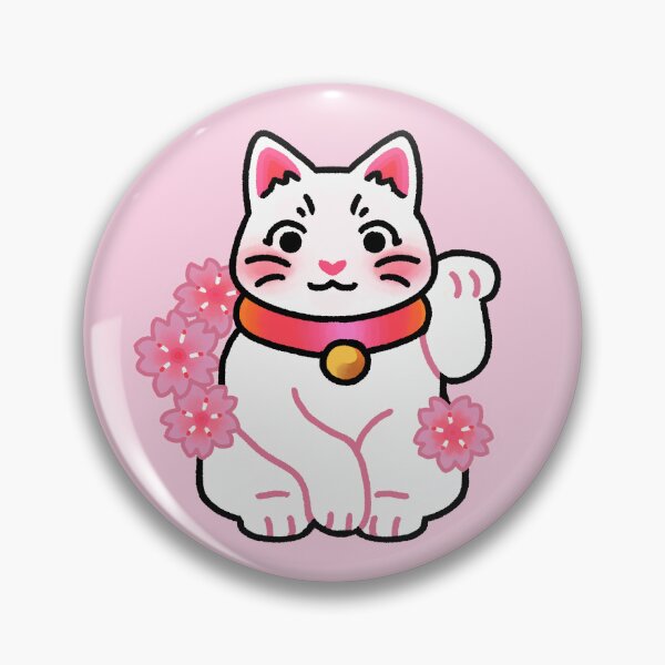 Aperçu de l'œuvre Chat porte-bonheur Sakura Maneki Neko créée et vendue par phogar.