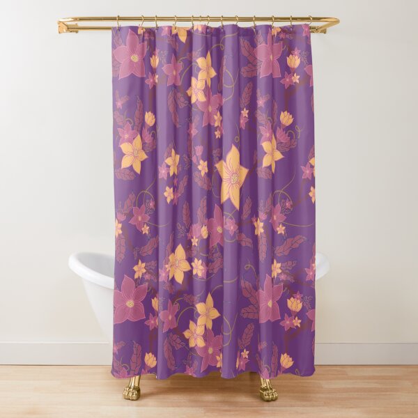 Aperçu de l'œuvre Jardin violet à fleurs rampantes créée et vendue par VisualisedDesignsNZ.