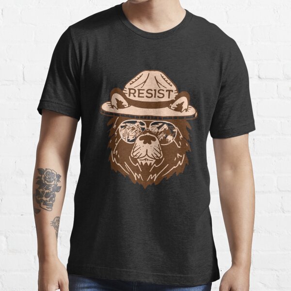 Item preview, Funny Bear Foxtrots Deltas Tango Vintage Smokey The Resist Bear Women’s T-Shirt - Retro Smokey The Resist Bear Funny designed and sold by MangaMannia.