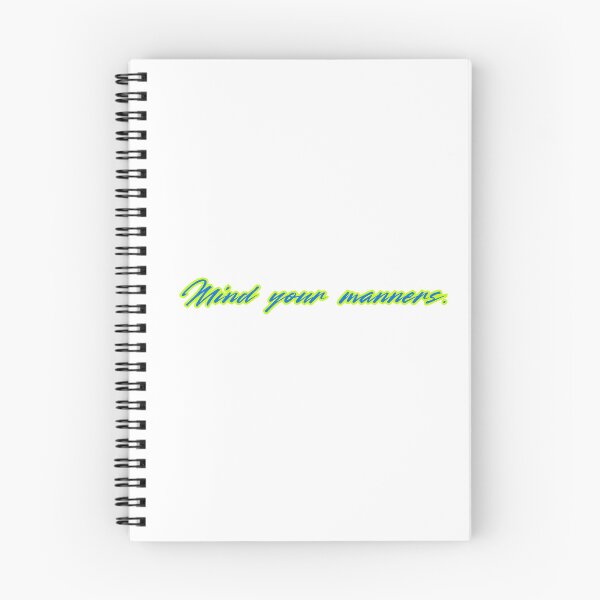 Item preview, mind your manners. designed and sold by arokya53.