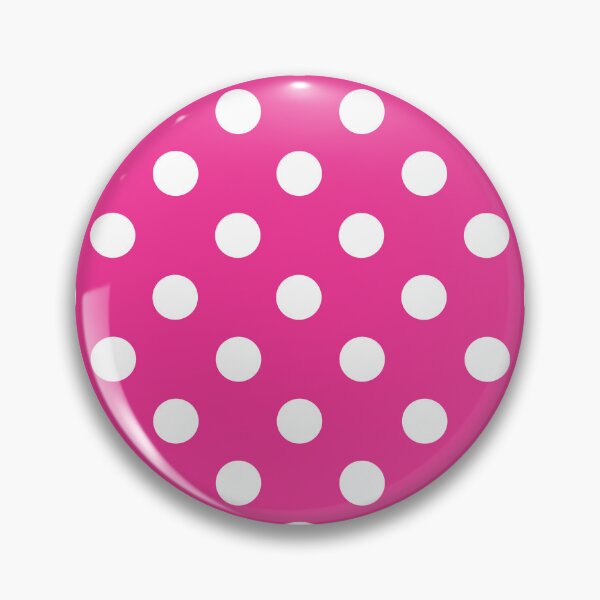 Item preview, Patrones de lunares / Blanco sobre rosa designed and sold by HASIII.