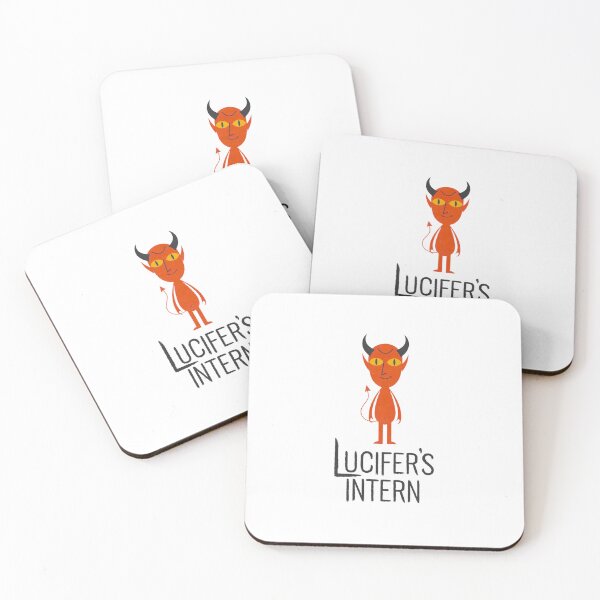 Item preview, Satan, Devil, Lucifer, Intern, cute, meme, funnyfits70, Humor, Funny, retro, vintages, funny quotes, animal humor, designed and sold by FunnyFits70.